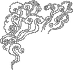 Vector design illustration ornament decoration ethnic traditional classic vintage abstract modern 