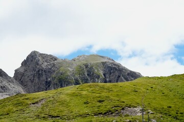 Fototapeta premium mountain landscape with clouds
