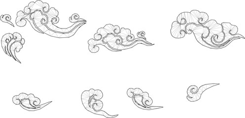 Vector design illustration ornament decoration ethnic traditional classic vintage abstract modern 