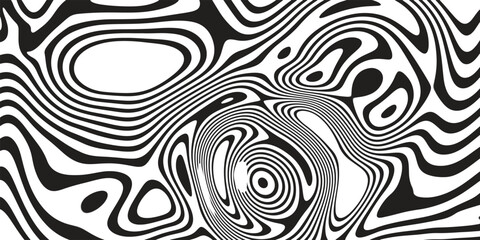 Black and white line pattern abstract background texture. Curvy and wavy backdrop Curvy and wavy backdrop