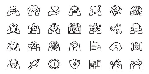 Digital Icon Collection for Business, Technology, and Everyday Concepts