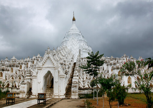 Facade of hsinbyume pagoda, Mingun, Myanmar