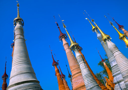 Shwe inn thein paya temple, Inle lake, Myanmar