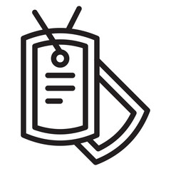 Army Dog Tag  icon