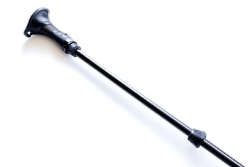 A premium ski pole featuring a comfortable, shaped handle.