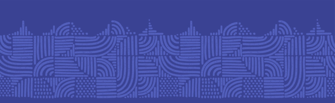 Hand drawn abstract seamless pattern, geometric background, simple style - great for textiles, banners, wallpapers, wrapping - vector design