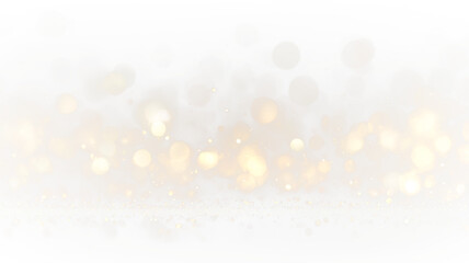 Golden Bokeh Light Background with Sparkles PNG. Stock royalty free	
