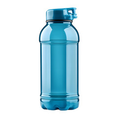 Professional Sports Water Bottle with Spout Isolated on White Background