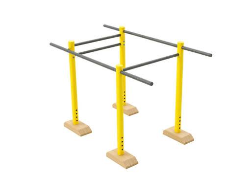 Isolated Gymnastic Parallel Bars for Training