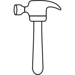 Construction Tool Line Illustration