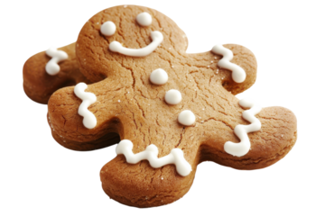 Gingerbread cookies shaped like cheerful figures ready for the holiday season delighting all ages with their festive charm