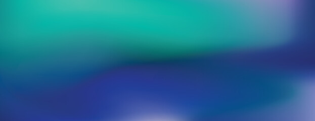 Abstract background with a smooth gradient background, featuring blue and green colors, creating a soft, blurred texture background. Minimal abstract blur gradient vector background