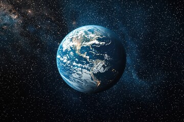 Fototapeta premium Earth in deep space