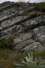 rocks in the mountains