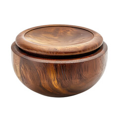 Wooden bowl with a smooth finish, perfect for serving snacks or decorative use, showcasing craftsmanship and natural beauty
