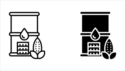 Commoditie icon set, vector illustration on white background. 