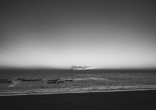 Sunset over the beach, Ngapali, Myanmar