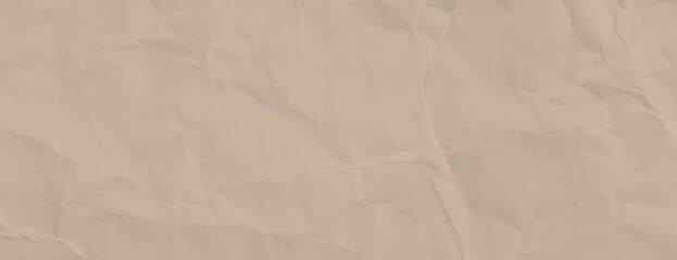 Beige crumpled paper background with a textured, wrinkled style. The beige background adds a rustic, natural feel. Paper texture background vector. Beige background.