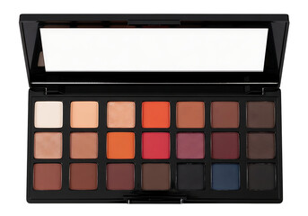 Eye shadow palette with various shades.
