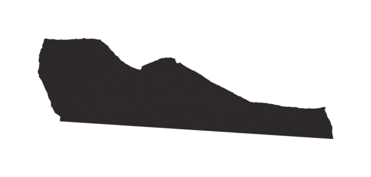 Single black tape isolated on transparent background