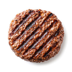 Grilled Beef Patty with Char Marks