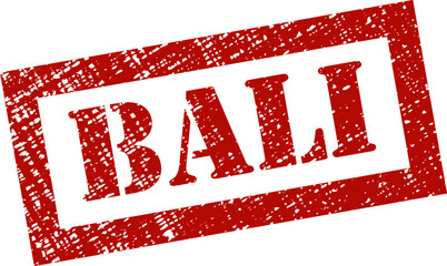 Grunge stamp Bali