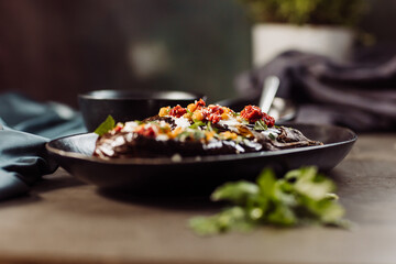 Stuffed eggplants