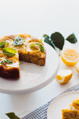 Lemon poppyseed cake