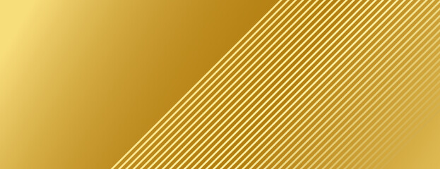 The background is a golden background with diagonal stripes. The gold color adds a sleek, modern texture to the overall design. Modern diagonal striped border background. Yellow background vector.