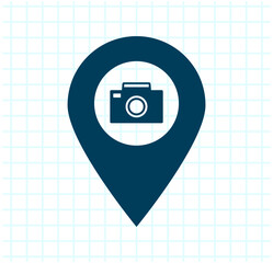 Vector illustration on a checkered background.
