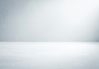 Minimalist empty studio with spotlight