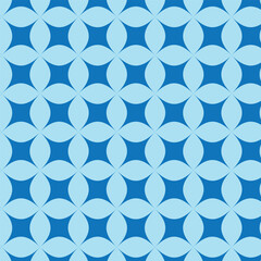  blue colour and light blue colour geometric seamless pattern used for as background.