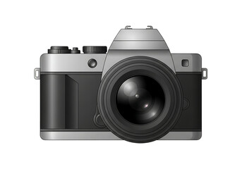 Fototapeta premium Detailed illustration of a vintage camera.