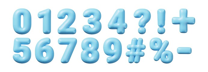 Inflatable Number Balloons | 3D Party Decoration Digits