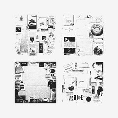 pieces of advertisements paper texture pieces of gazette on background template web design project