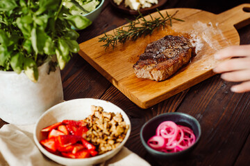 Ingredients for salad