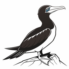 Obraz premium heron on a branch