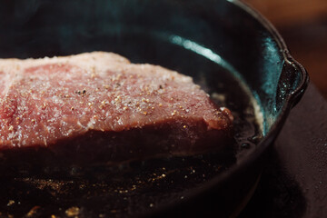 Closeup of steak