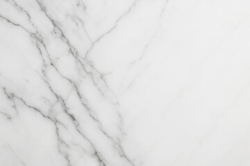 Obraz premium Minimal white marble texture with soft gray veins on the left and clean space on the right - elegant high-resolution background for branding, packaging, and premium presentations.