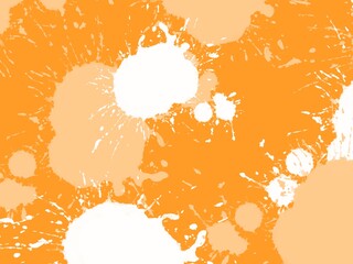 주황색 물감 자국