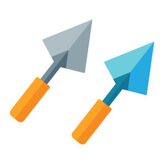 Trowel icon, vector set. Set of trowel vector perfect art, simple style web graphic design. Shovel symbol icon design. Vector illustration.