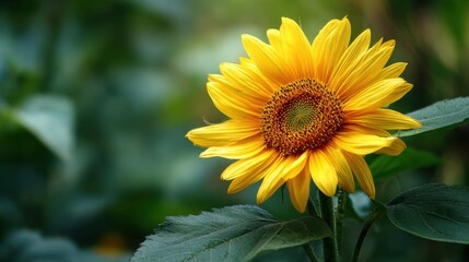 Obraz premium A Close-up of a bright sunflower