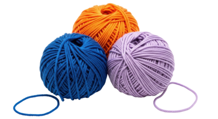 Isolated Yarn Balls