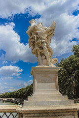 Marble Sculpture of an Angel in Sunlight, Italy.
Ponte Sant'Angelo Angels