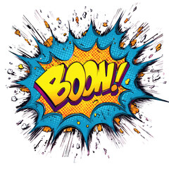 Fototapeta premium Comic book-style explosion graphic (1)