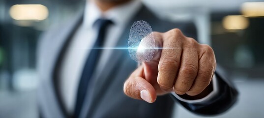 Innovative Digital Identification Technology Secure Biometric Scanning for Access Control