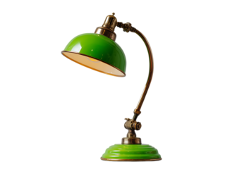 Vintage style green desk lamp