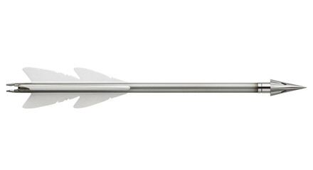 Isolated Silver Arrow
