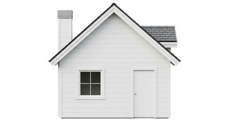 Isolated White House