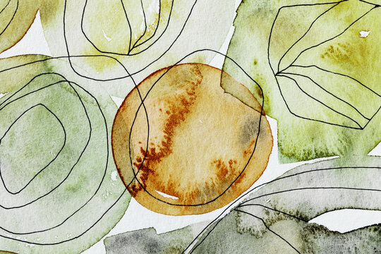 Pale textures patterns painted background mixed media art
